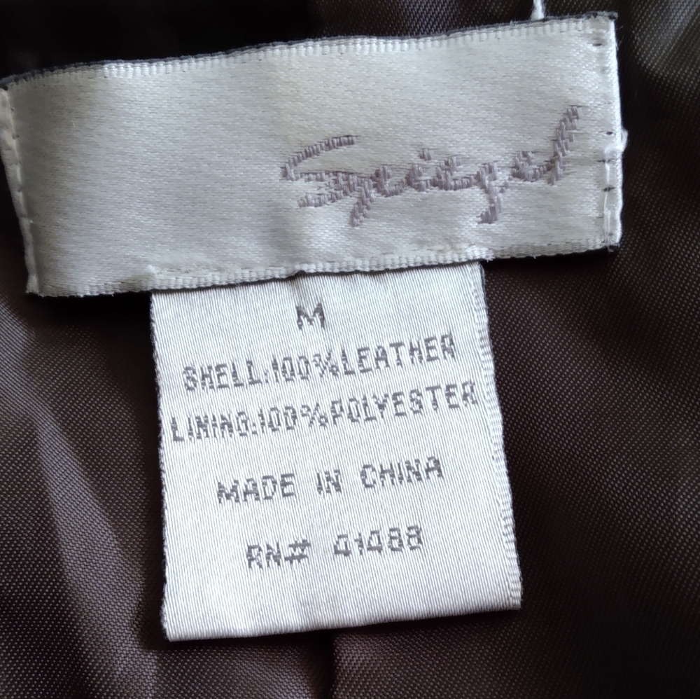 Spiegel Suede Leather Blazer, M - Picture 8 of 9